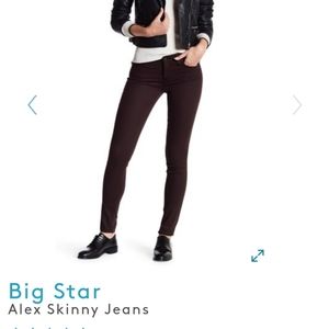 New! Big Star 'Alex' Skinny Ankle Jeans